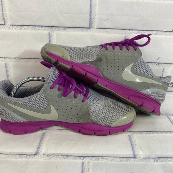 Nike In Season TR comfort memory foam walking shoes grey purple - Picture 9 of 12